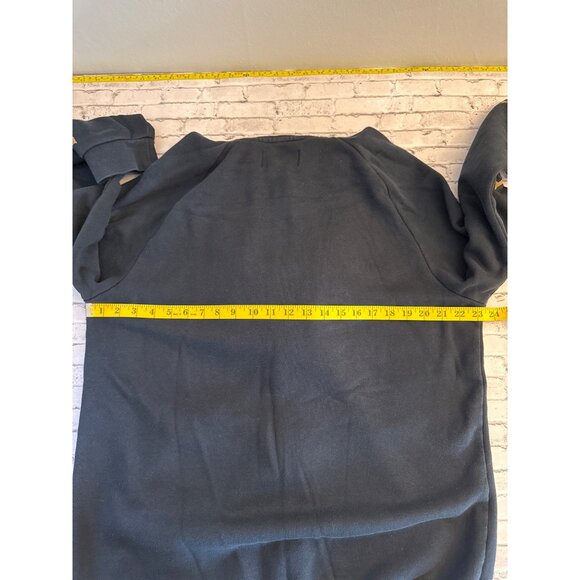 Air Jordan Nike Mens Full-Zip Hoodie Black W/ Gold Logo & Sleeve Print L - Picture 10 of 12